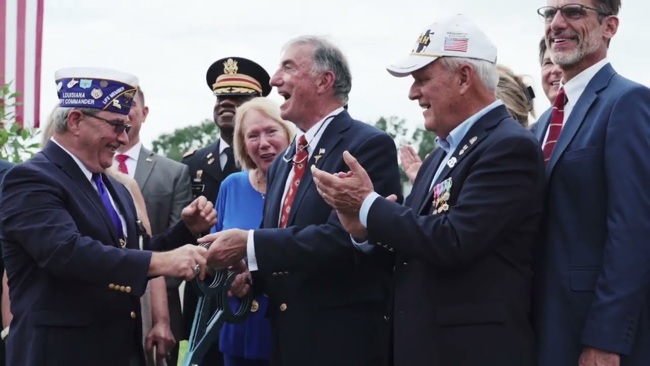 Veterans Memorial at Moncus Park Opening Ceremony