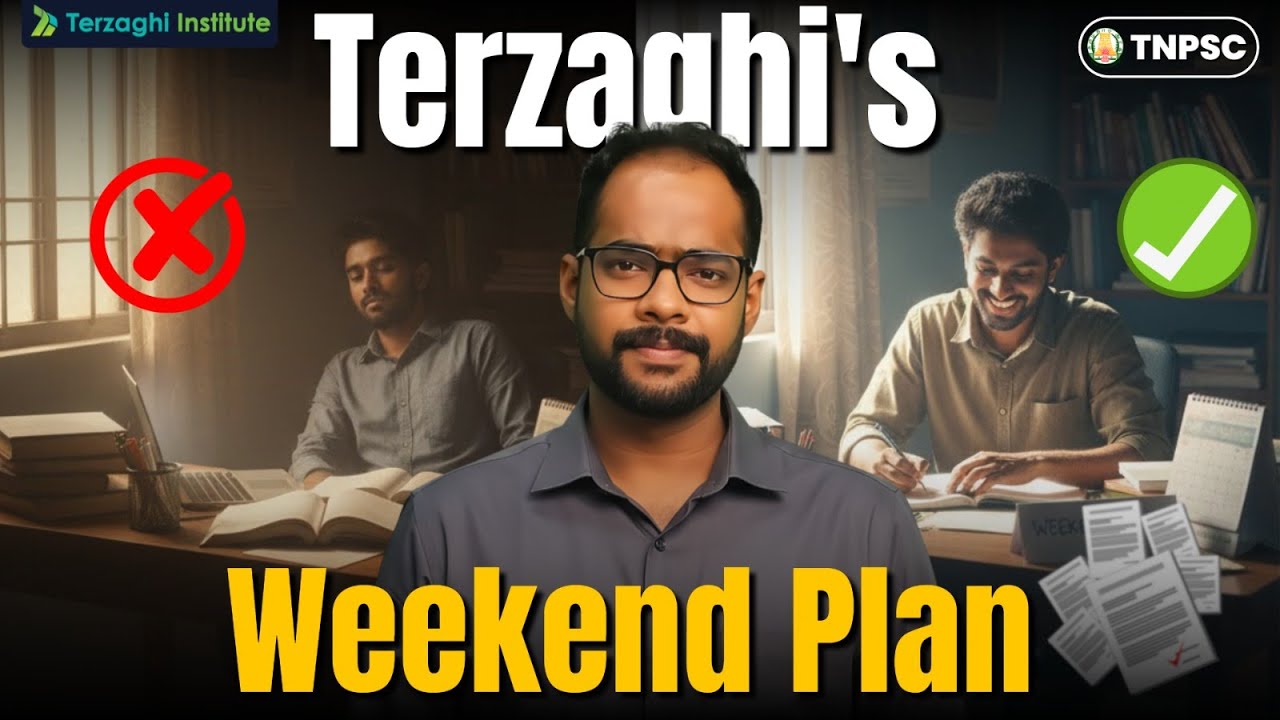 🔴TNPSC AE 2026 Study Plan | Complete Preparation Strategy | Terzaghi Institute