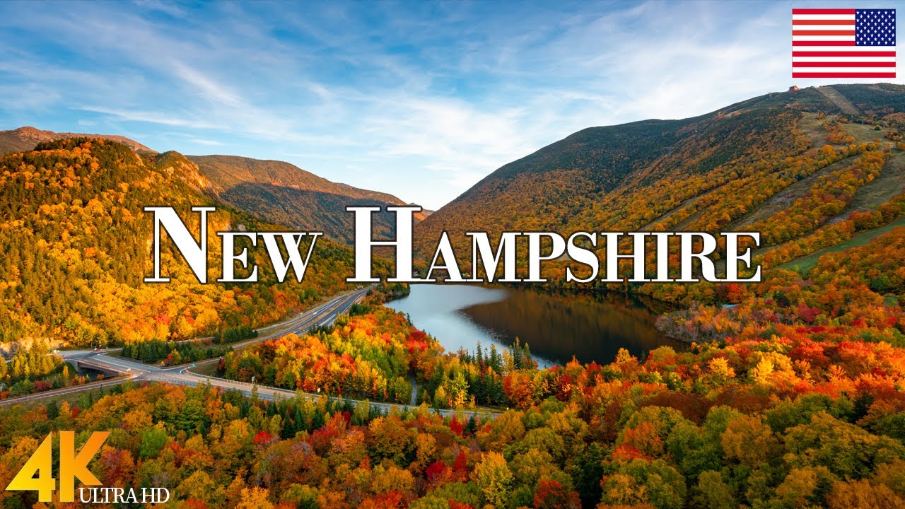 Autumn New Hampshire 4K Ultra HD &bull; Enchanting Autumn, Scenic Relaxation Film with Calming Music.