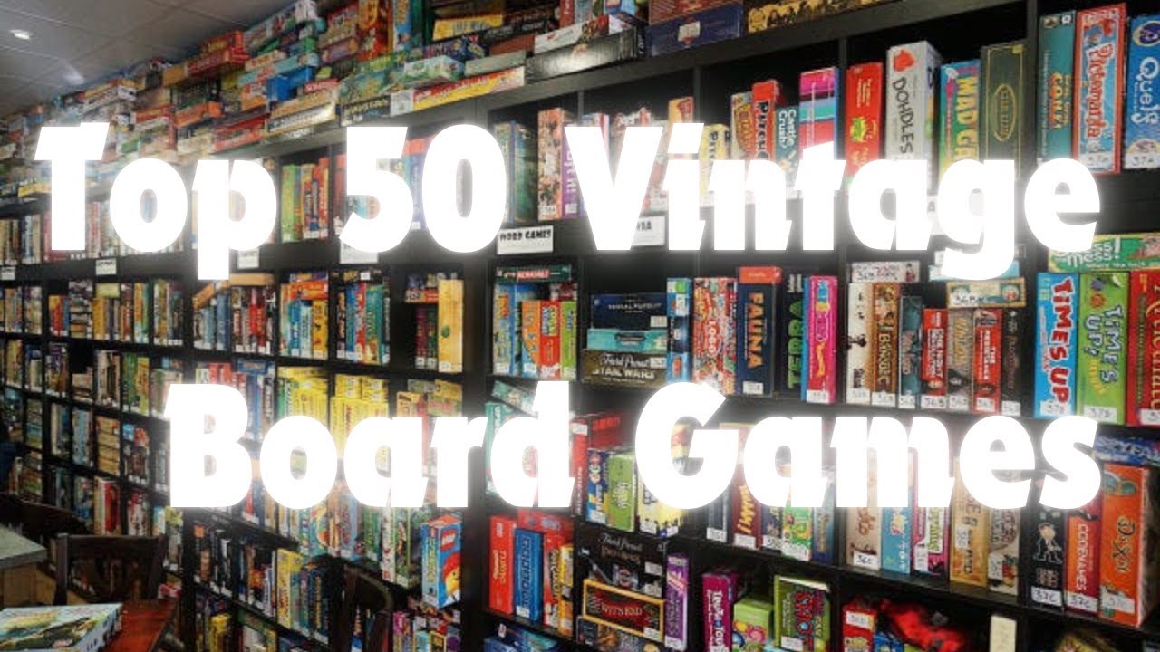 Top 50 Vintage Board Games 2024 (#10-1)
