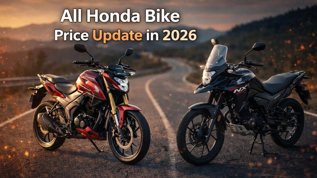 2026 Honda Bike Price Update & Full Review | Hornet 2.0, NX200 & More Models