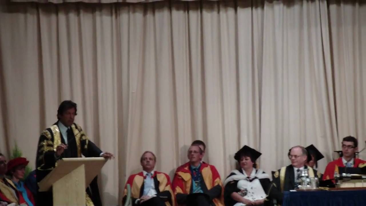 EXCLUSIVE: Chancellor Imran Khan's speech at Bradford University....