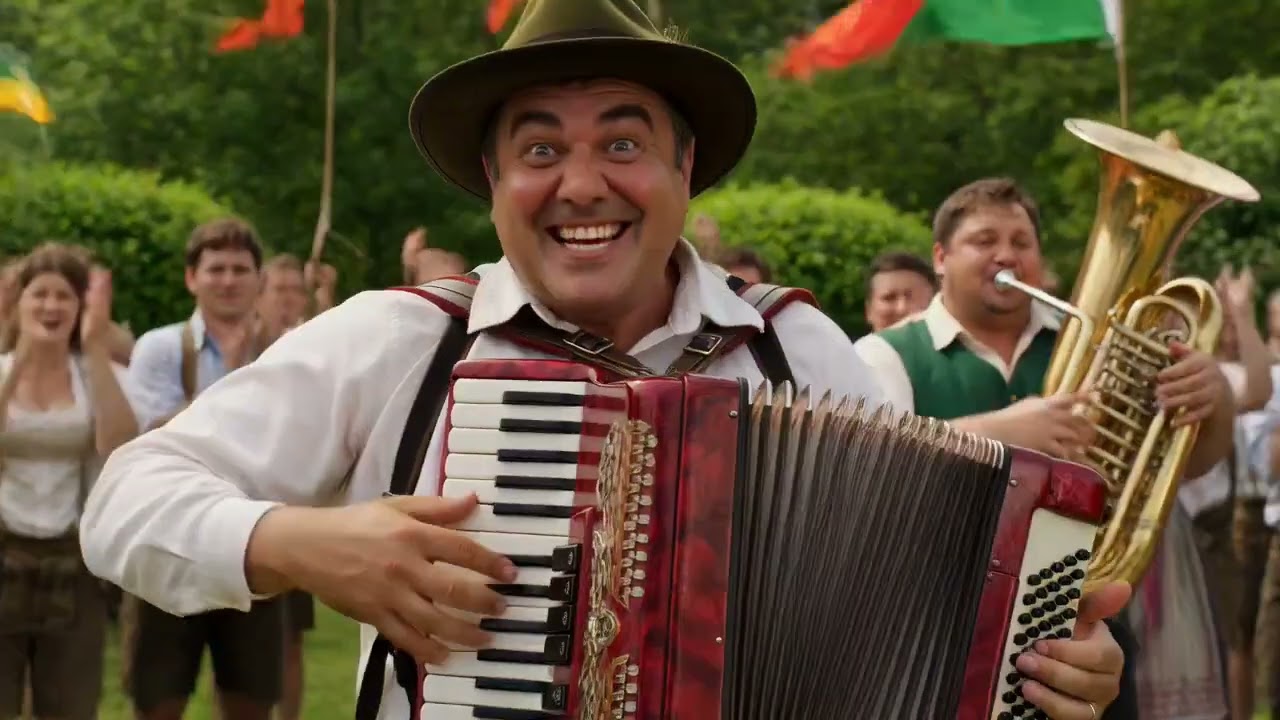 German Alps Festival 🎵 Polka, Waltz & Traditional Brass Band Joy | Bavarian Volksmusik Party