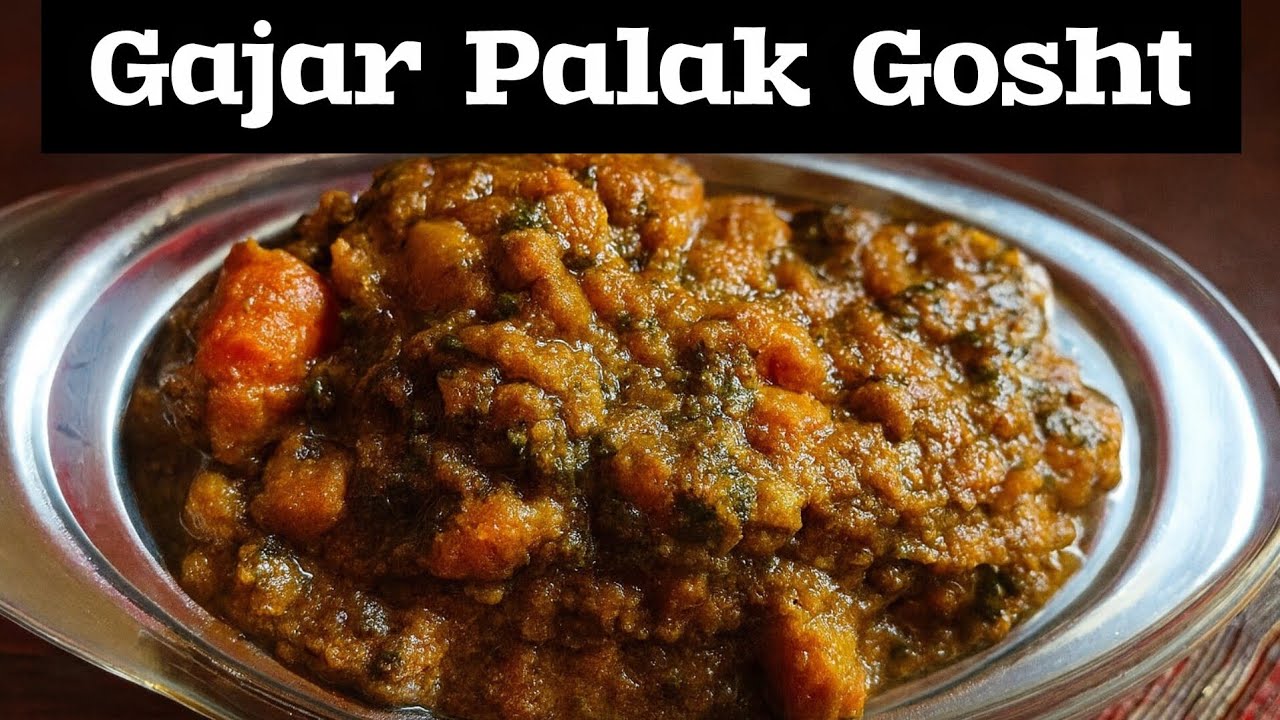 Winter Special Gajar Palak Gosht! | Dhaba Style Mutton Curry | Easy Full Recipe 