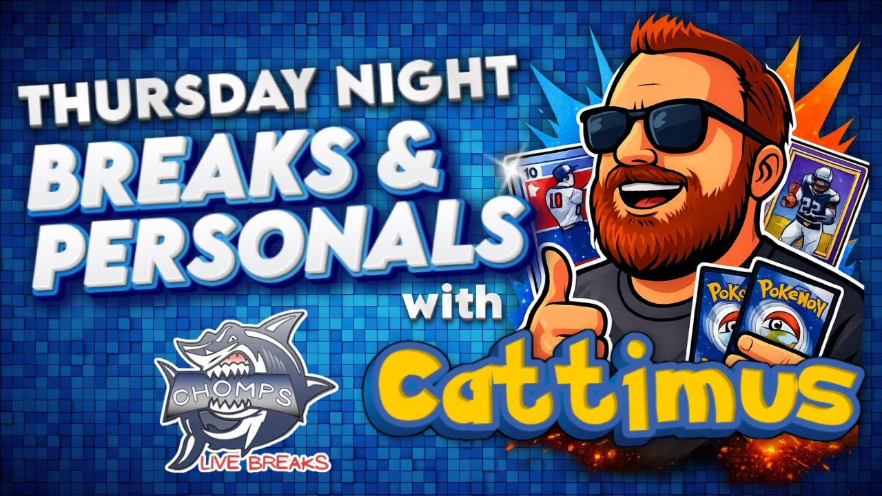 02/19/2026 ~ GUESS WHO'S BACK... BASEBALL, FOOTBALL, HOCKEY, & POK&Eacute;MON BREAKS w/ CATTIMUS! 🙀