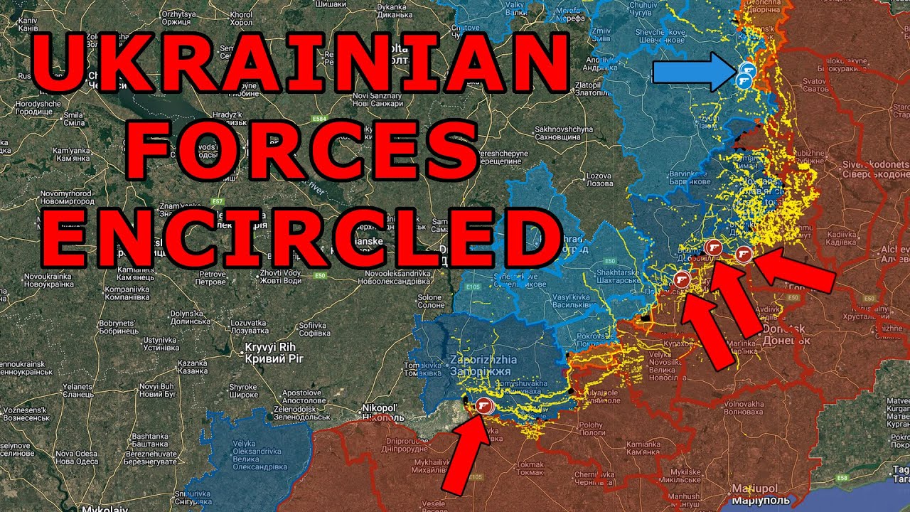 RUAF Encircle Ukrainian Forces Near Kostyantynivka