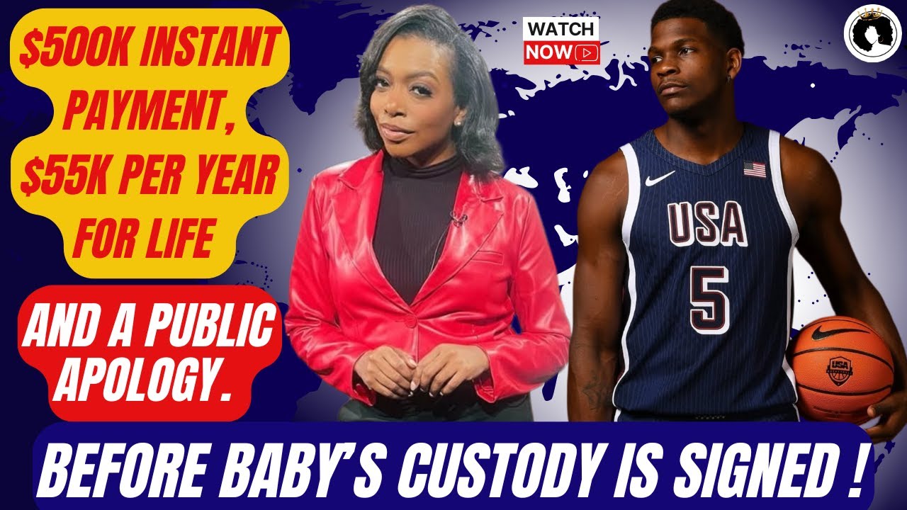 Ayesha Howard Demands $500K and Public Apology from Anthony Edwards Before Signing Custody Papers
