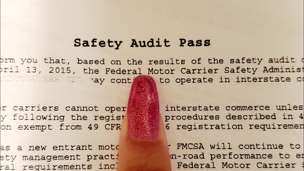 How To Pass Your New Entrant Dot Safety Audit! Step by Step Instructions For Truckers!