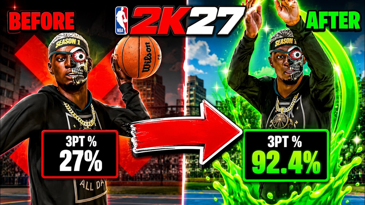 КАК ПОПАДАТЬ ВСЕ БРОСКИ В NBA 2K27 ✅ ЛУЧШИЕ НАСТРОЙКИ + СОВЕТЫ ПО БРОСКАМ!