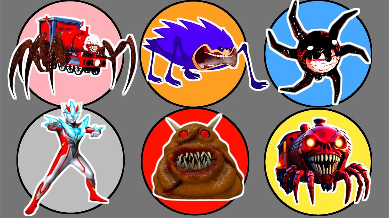 Spin Wheel !! Pou Eater vs Shin Sonic, Ultraman, Kereta Hantu, Staro, Chocho Charles 