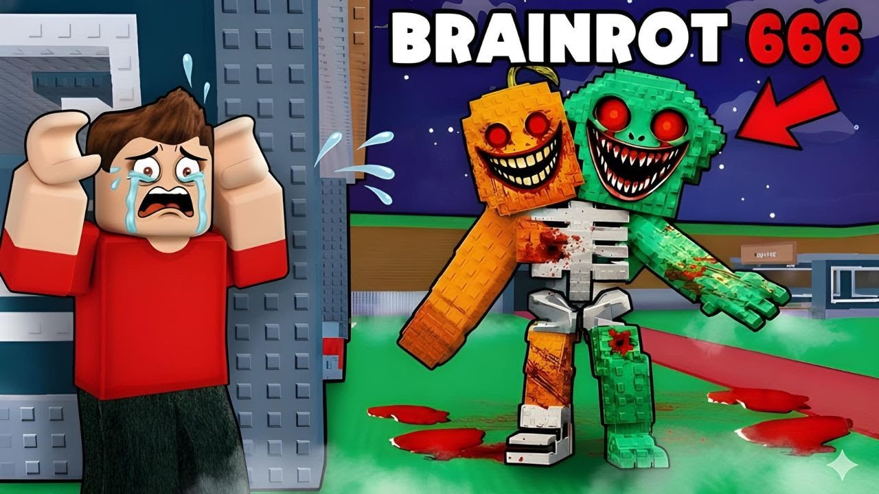 ESCAPE THE NIGHTMARE EVIL BRAINROT IN ROBLOX !!
