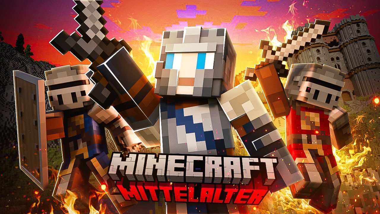 100 SPIELER simulieren eine MITTELALTER Minecraft WELT - Lukania Legenden