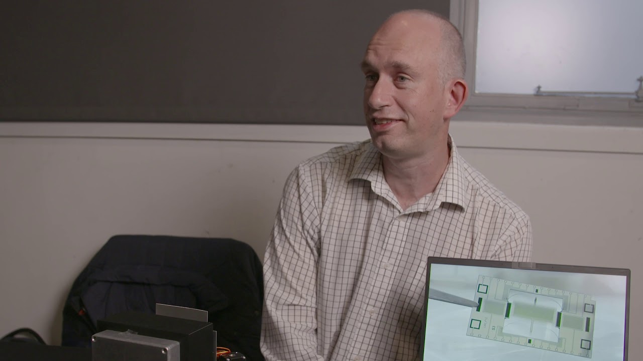QuantIC at RI event - Showcasing Wee g gravimeter