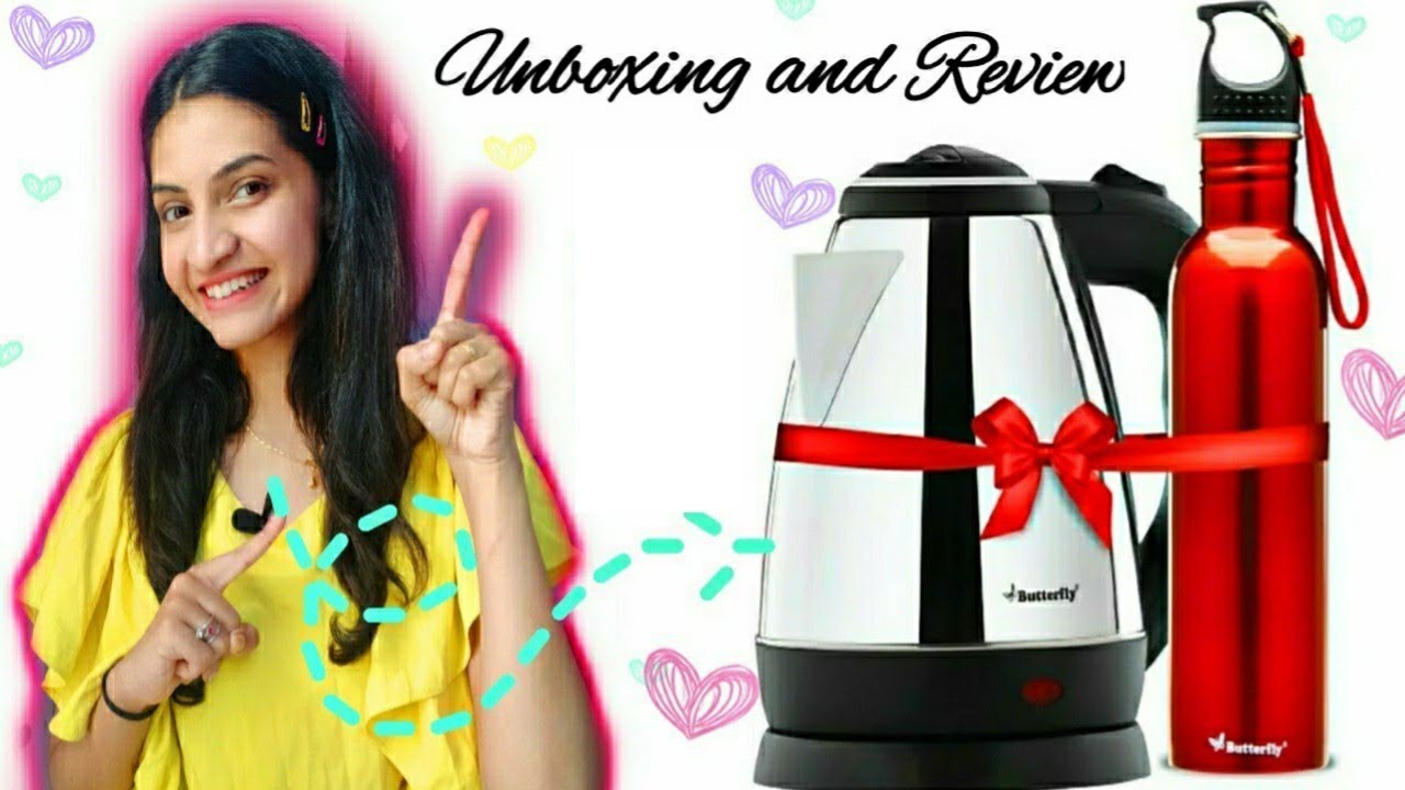 Review of Butterfly Rapid Kettle 1.5L + Eco 750 ML of water bottle (Combo)/ Demo