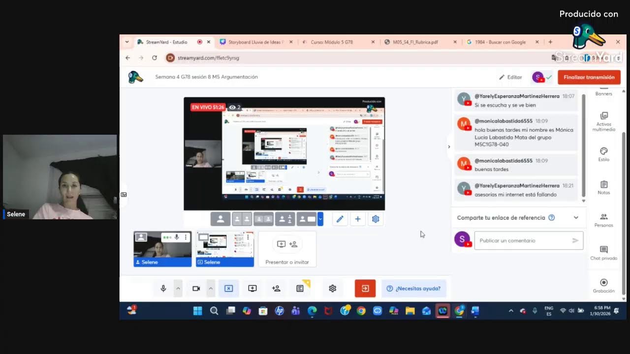 Semana 4 G78 sesión 8 M5 Argumentación