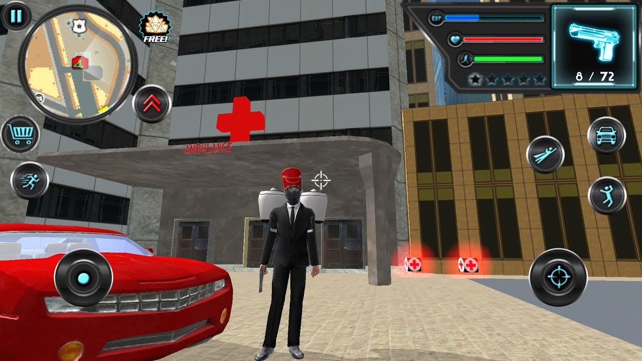 Jetpack Hero Miami Crime | Naxeex | Android Gameplay HD