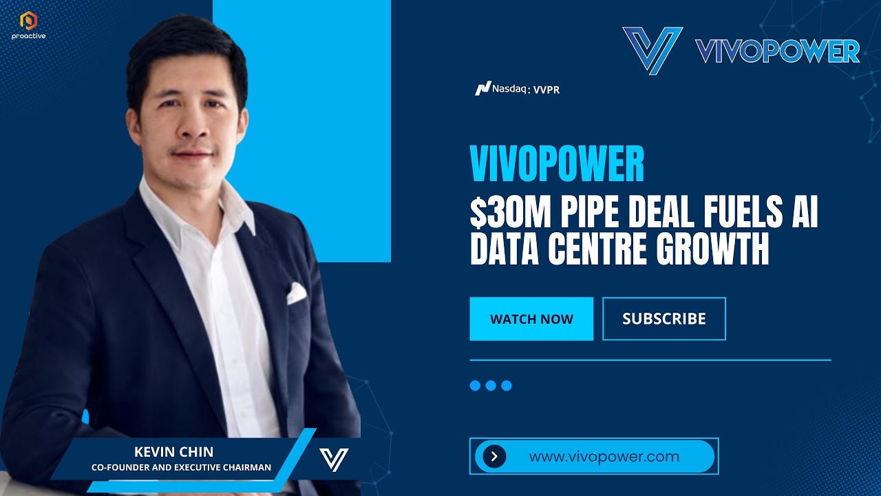 VivoPower 30M PIPE Deal Fuels AI Data Centre Growth