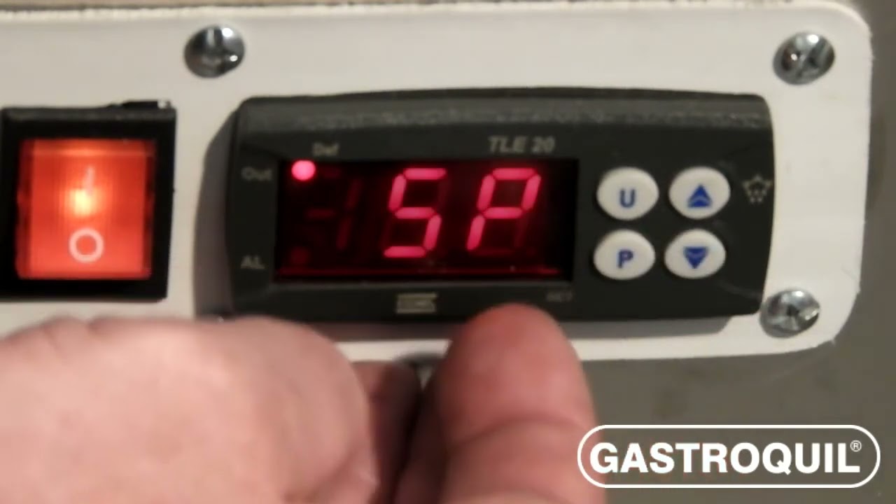 Como cambiar temperatura de una heladera con convistato COEL E31