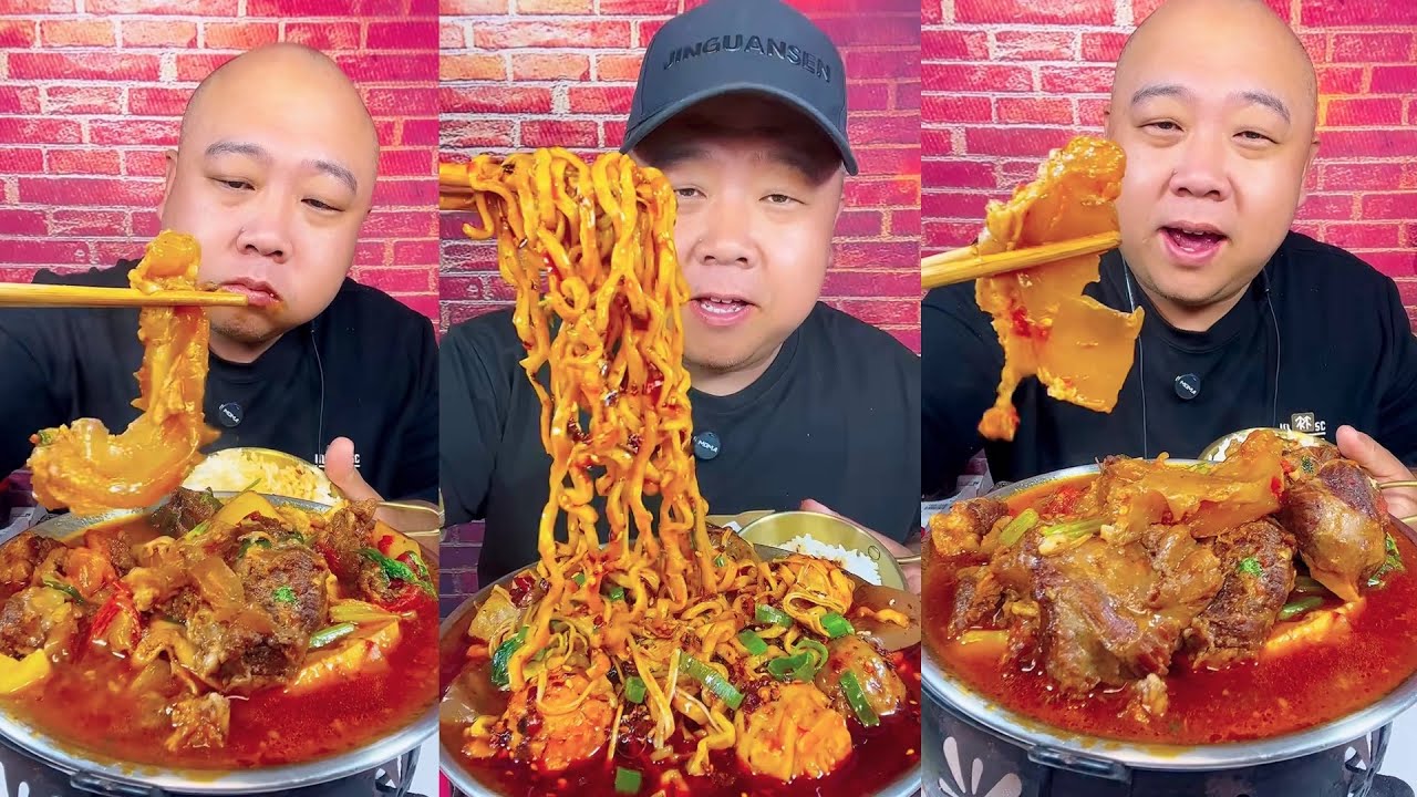 3Cooking. Eating. Delicious, sour, spicy, and flavorful.#cooking #eating #delicious #sour 