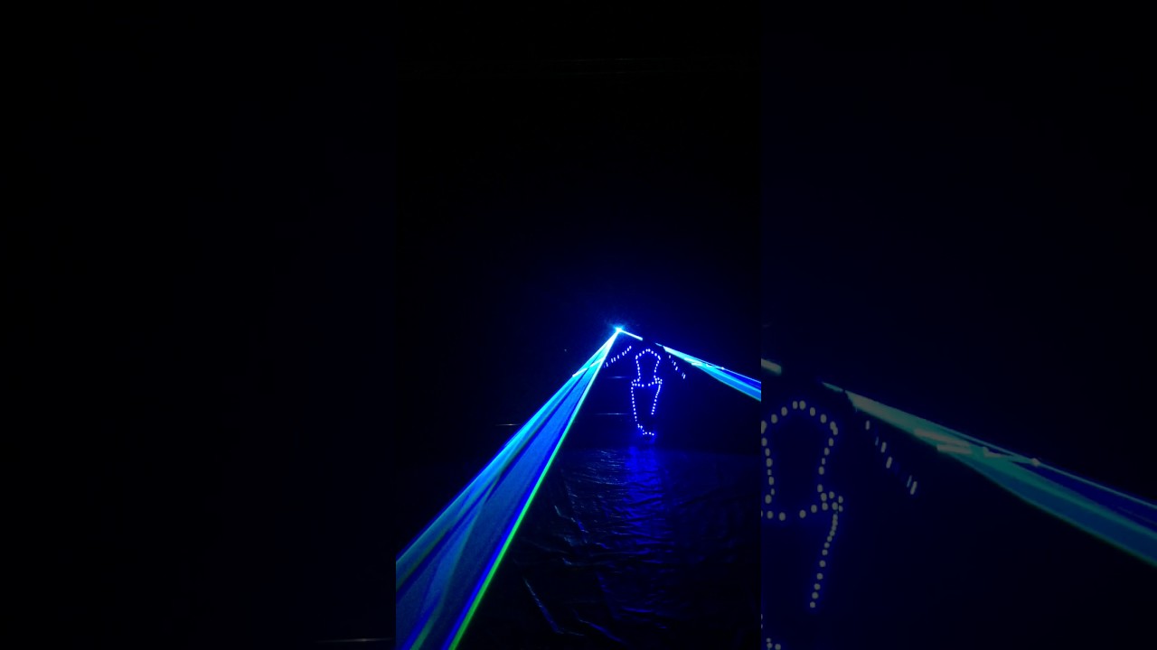 Laser man , laserdance , laser show
