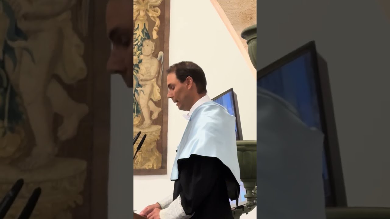 Rafael Nadal - Doctor Honoris Causa por Salamanca