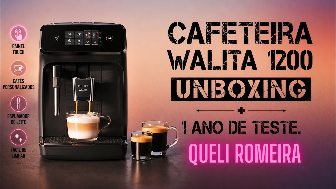 Cafeteira Espresso Philips Walita Série 1200 – 1 Ano de Uso! Vale a Pena? ☕🔧 (Resenha Sincera)