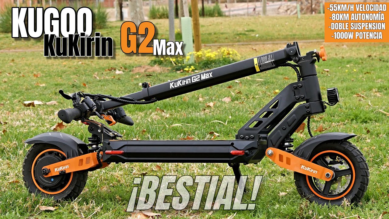 El Patinete más BESTIA ¡1000W y 80km de Autonomía! | KuKirin G2 MAX