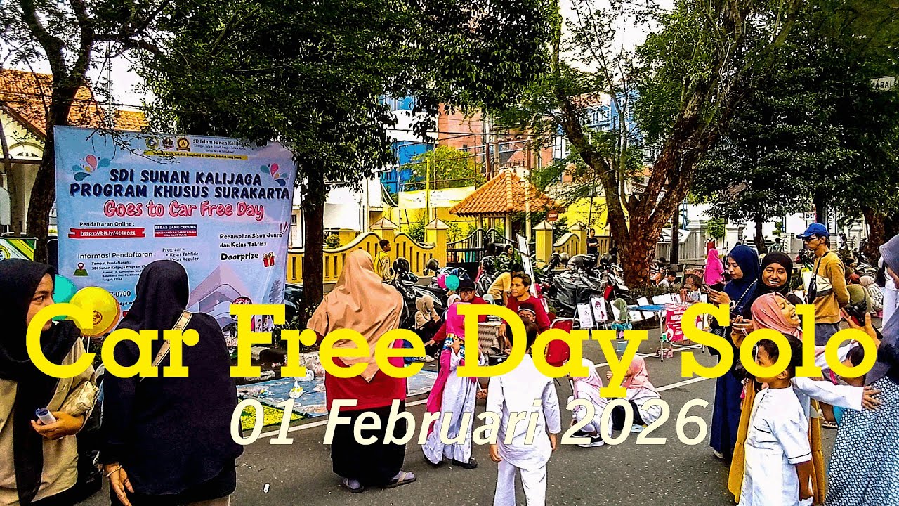 Car Free Day Solo  1 Februari 2026