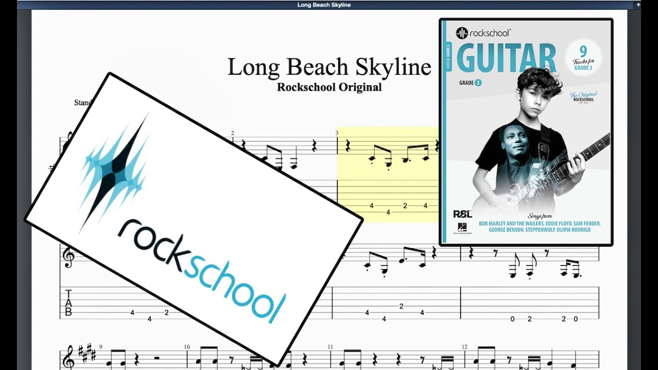 Long Beach Skyline (2024) Rockschool Grade 3 Guitar