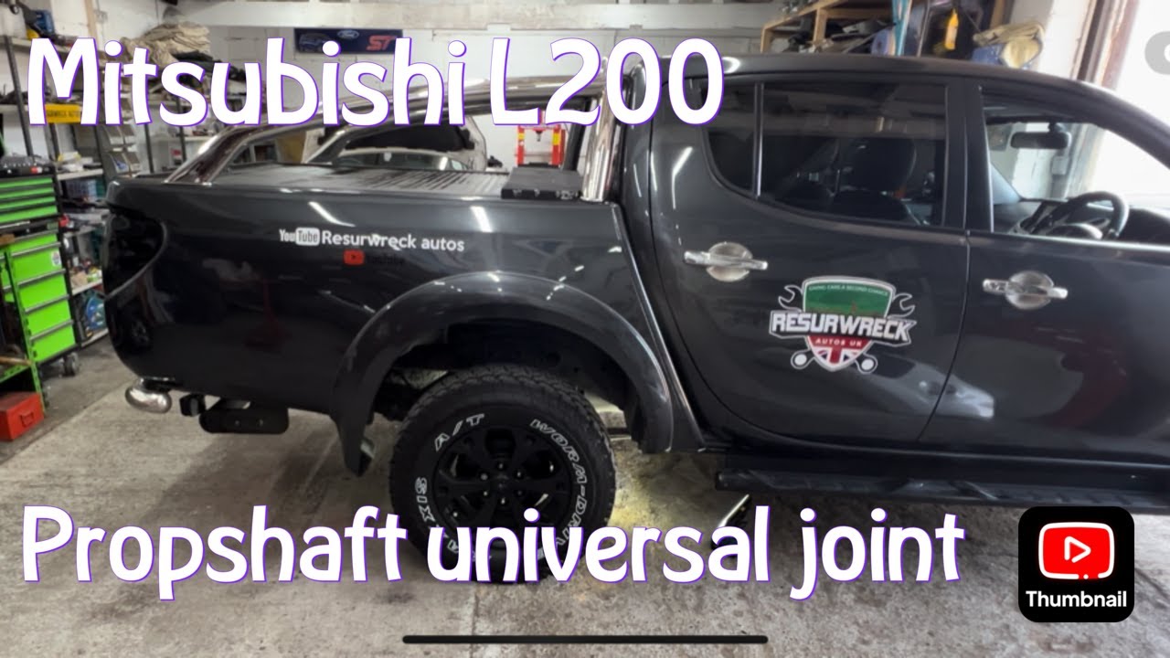 Замена карданного вала Mitsubushi L200 UJ