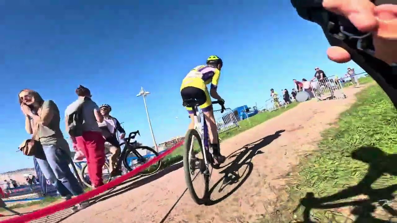 Tom onboard first lap and highlights Prado Marseille cyclocross u15, 1 nov 2024