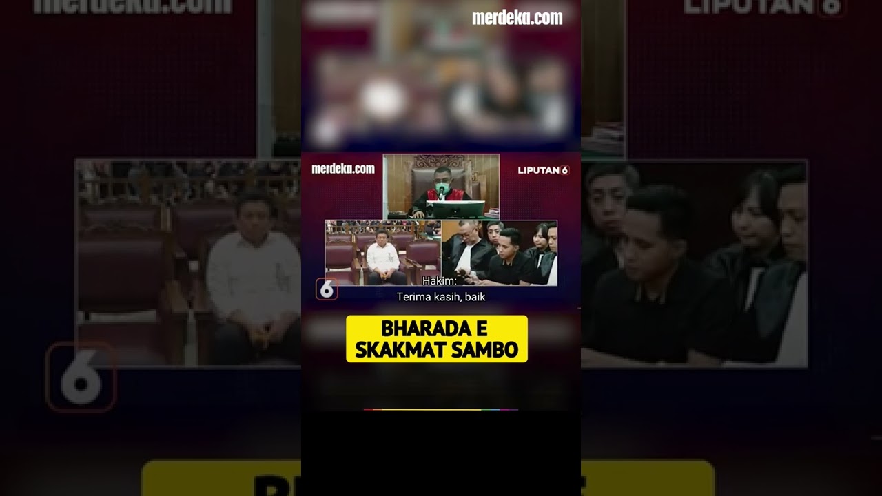 Bharada E Tegaskan Sambo Tembak Brigadir Yosua 
