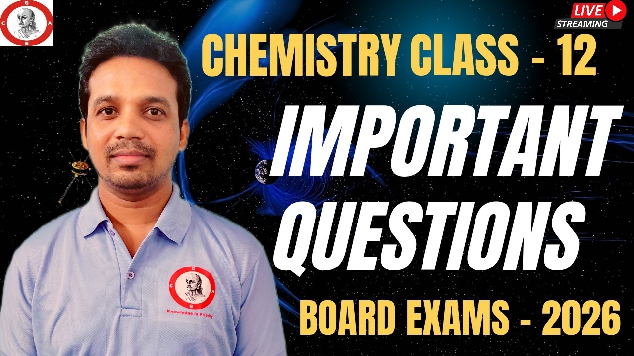 IMPORTANT QUESTION | CHEMISTRY | CLASS - 12 | BOARD - 2026 #delhi #viral #exammode #boardexam2026