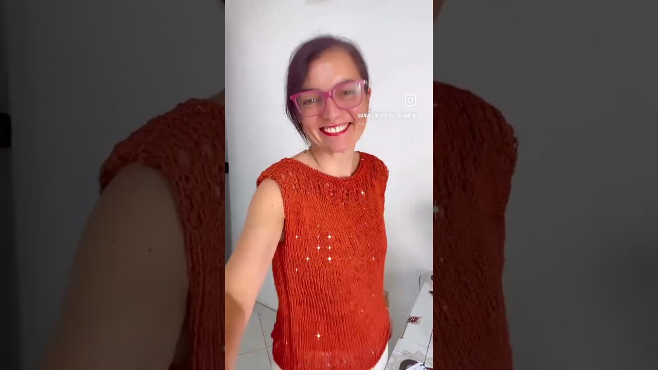 SUPER FACILE DA REALIZZARE LA CANOTTA CARLOTTA AI FERRI FILATO ARVIER  #crochet#knitting #knit