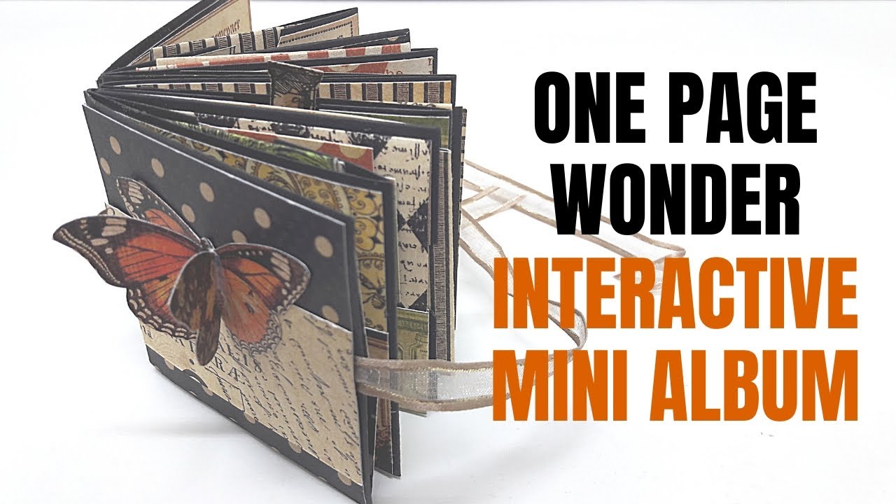 Интерактивный мини-альбом One Page Wonder