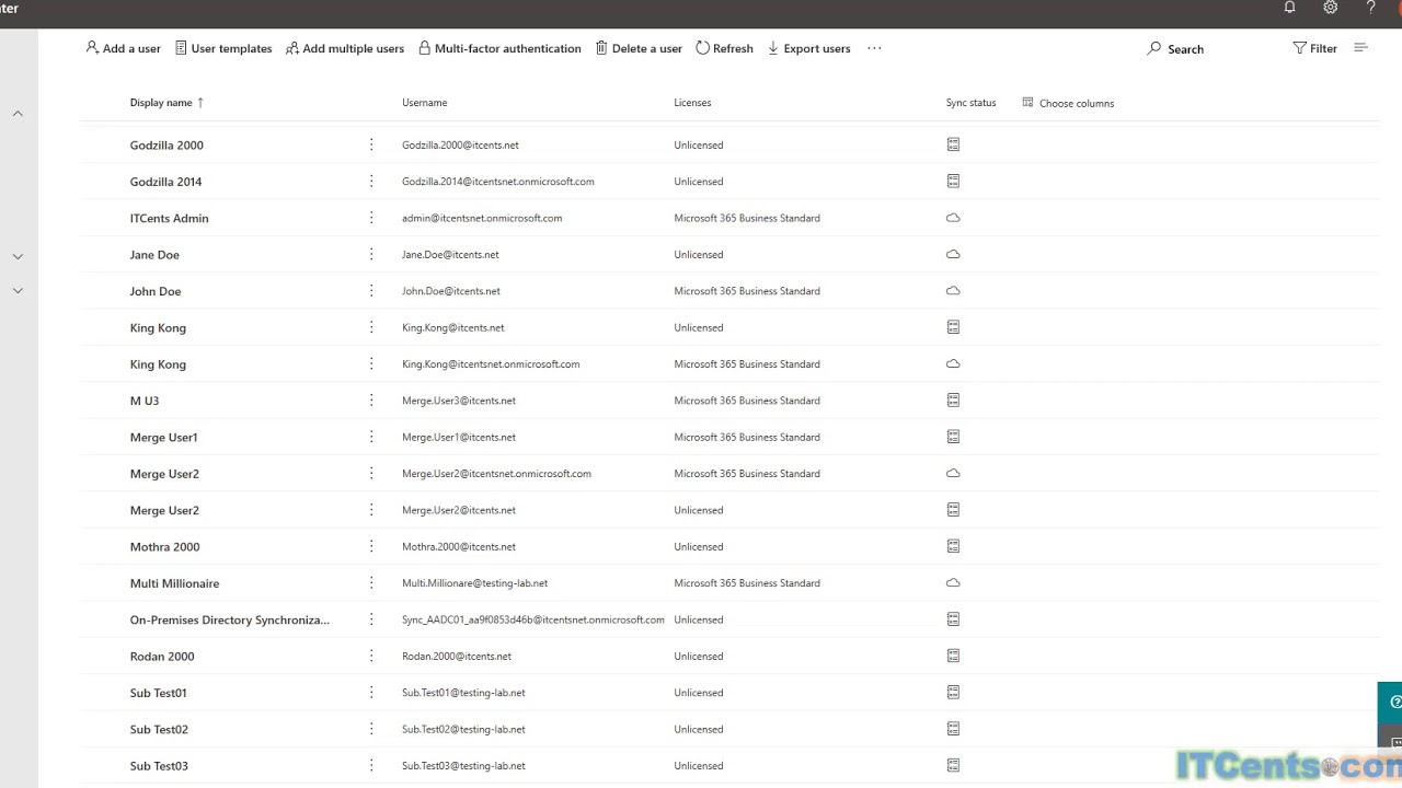 8-Soft match \ SMTP merge Example 3: UPN is same but Primary email is different