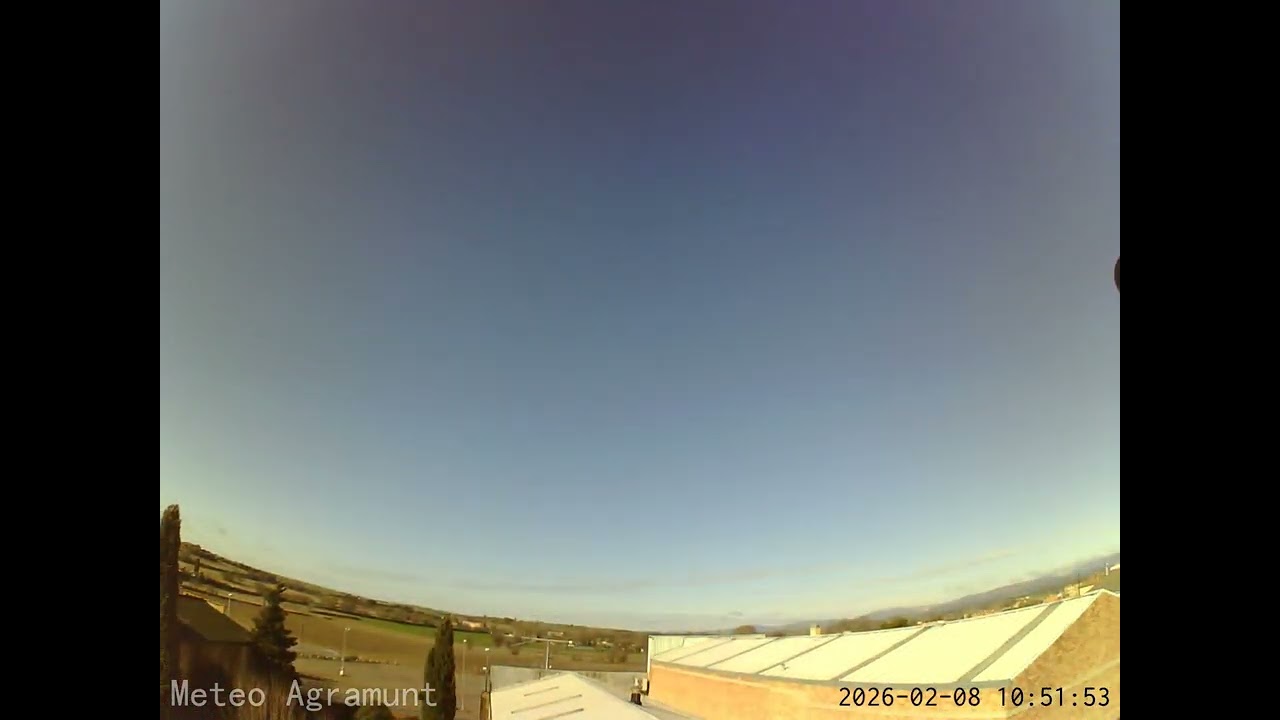 Timelapse del Temps a Agramunt - 08/02/26 | Meteo Agramunt