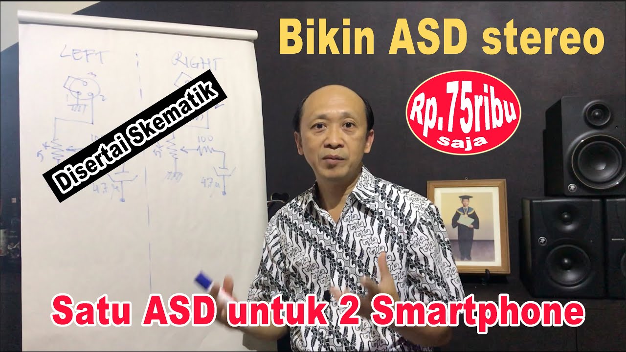 Bikin Sendiri ASD Stereo dan bisa 2 Smartphone
