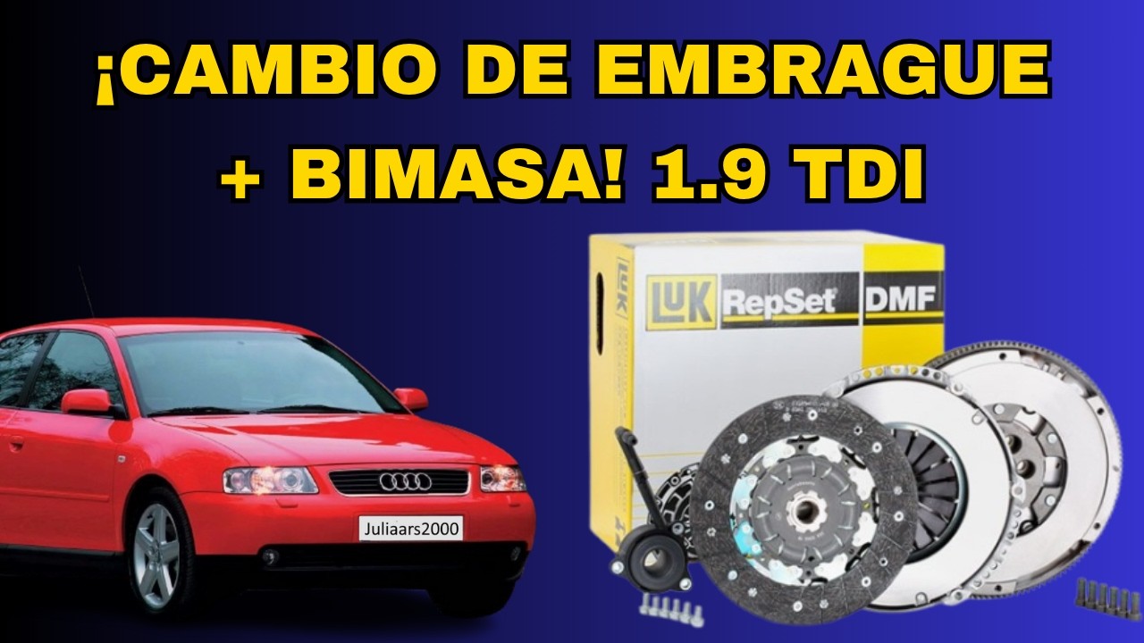 Cambio Bimasa con Kit Embrague y Reten Cigüeñal. Audi A3 1.9 TDI Golf, Ibiza, Leon Passat Volkswagen