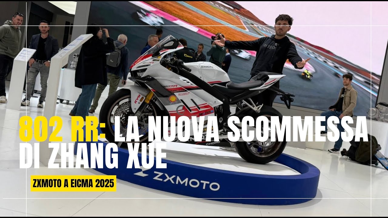 ZXmoto 820 RR nuova sportiva 3 cilindri da 145 CV a EICMA 2025