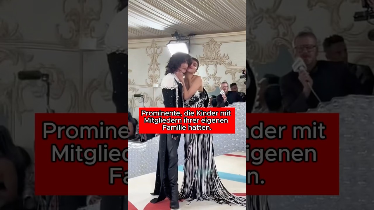 Prominente, die Kinder mit Mitgliedern ihrer eigenen Familie hatten.