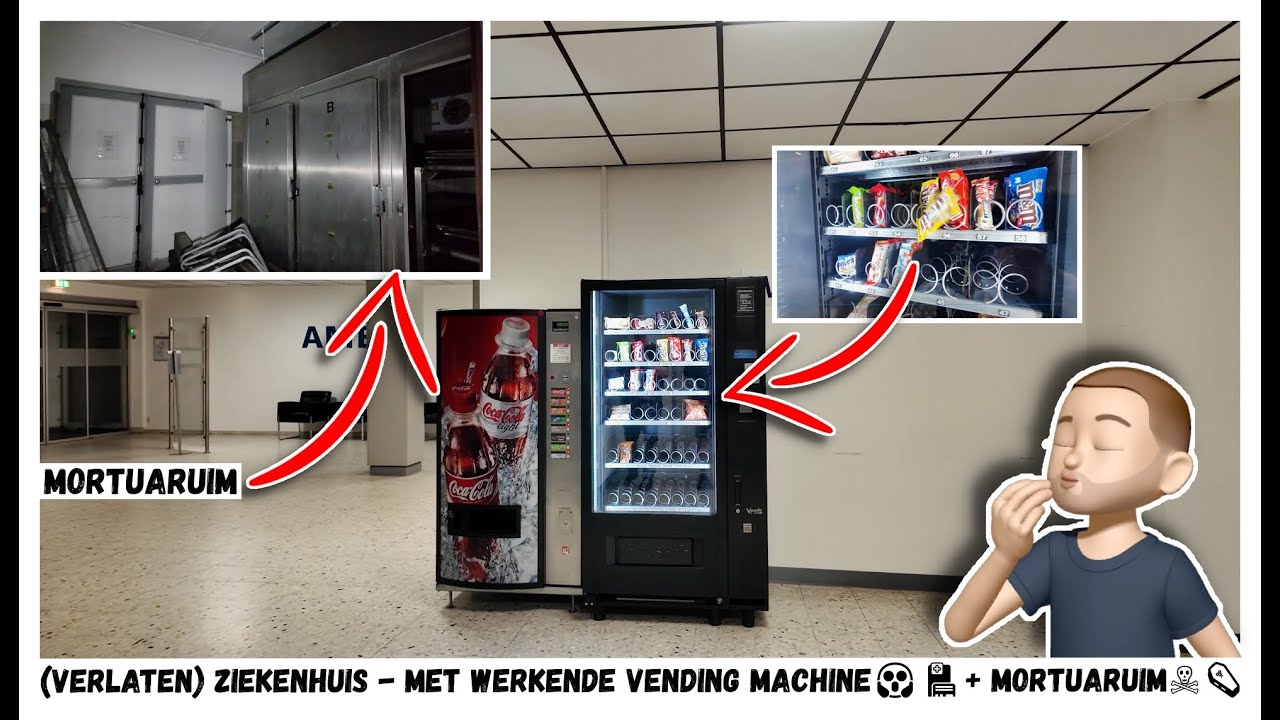 (VERLATEN) Ziekenhuis - Met Werkende Vending Machine😱🏥 + Mortuaruim☠️⚰️