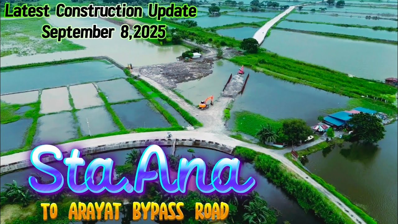 Sta.Ana To Arayat Bypass Road | Latest Construction Developments | September 8,2025
