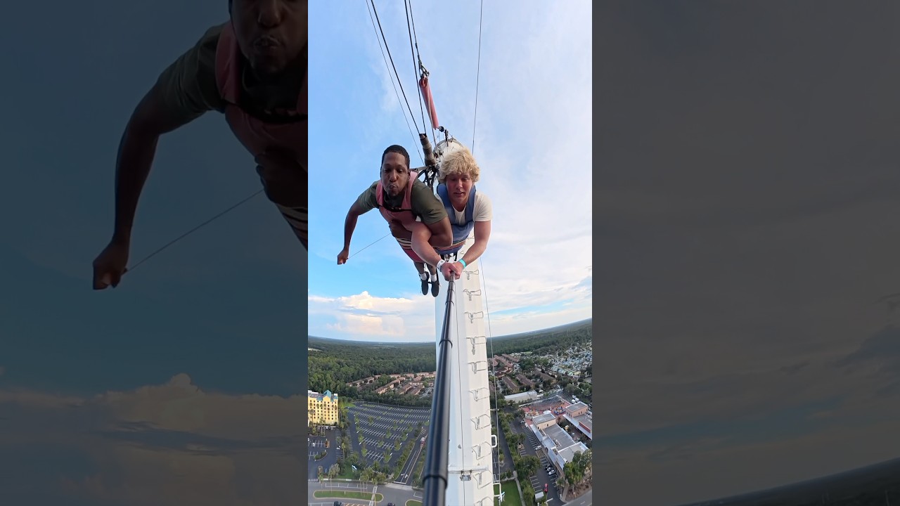 САМЫЕ ВЫСОКИЕ в мире горки Sky Coaster 😳