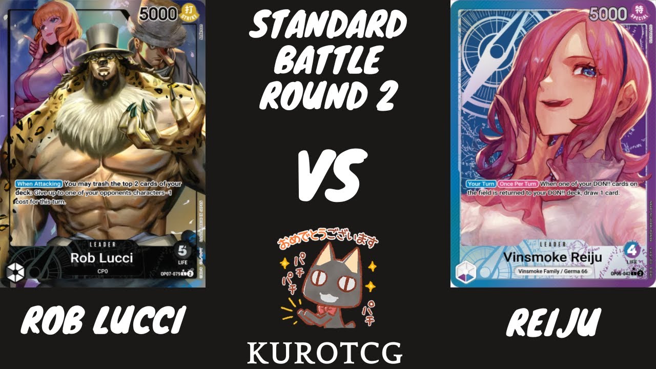 (OP08) Rob Lucci vs Reiju! Rare & Sleeveless Locals Round 2! One Piece TCG POV