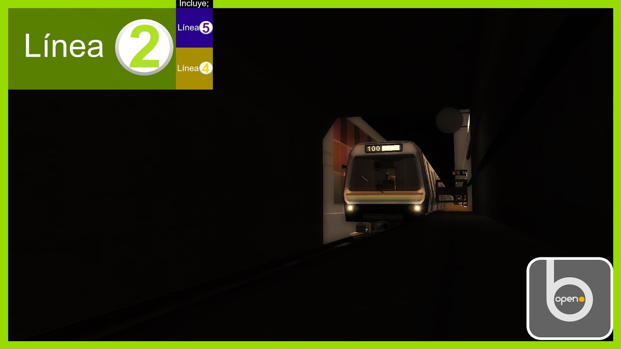 Cab Ride Metro de Caracas L2 | OpenBVE Metro de Caracas