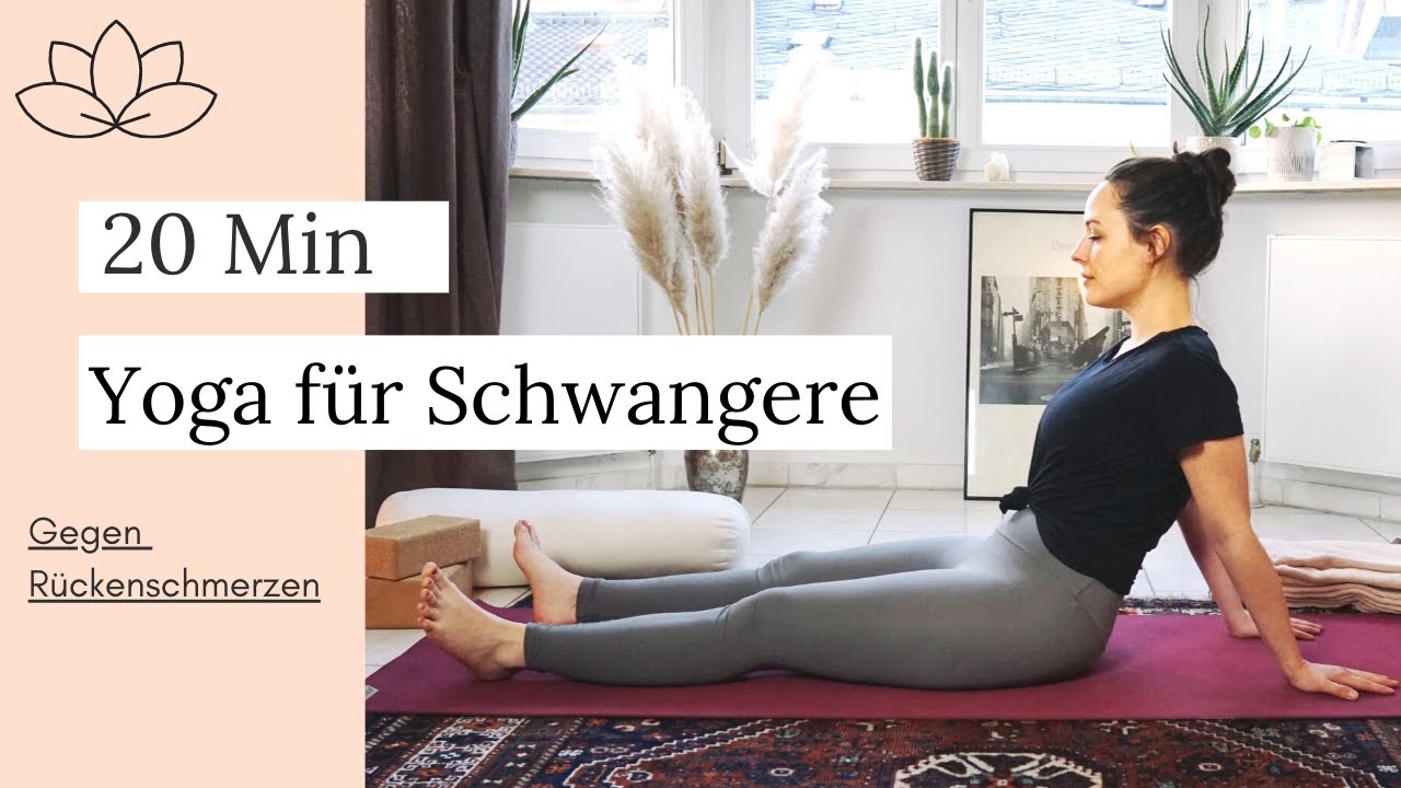 Schwangerschaftsyoga I Routine Unterer Rücken I Gegen Rückenschmerzen I 20 Min I 2. & 3. Trimester