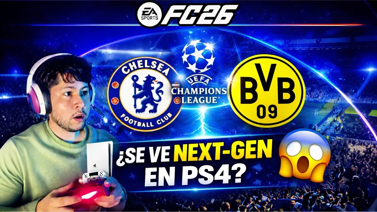 FC 26 PS4 Champions League Gameplay | ¿Vale la pena en 2026?