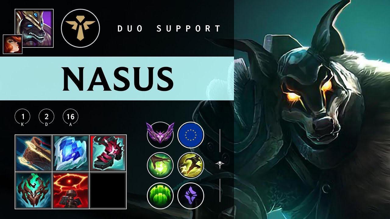 Nasus Support vs Nautilus - EUW Master Patch 25.24