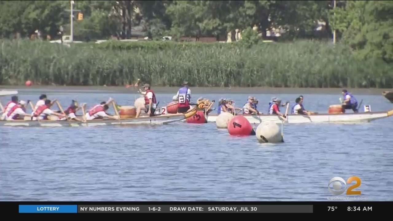 Dragon boat races in Flushing Meadows-Corona Park